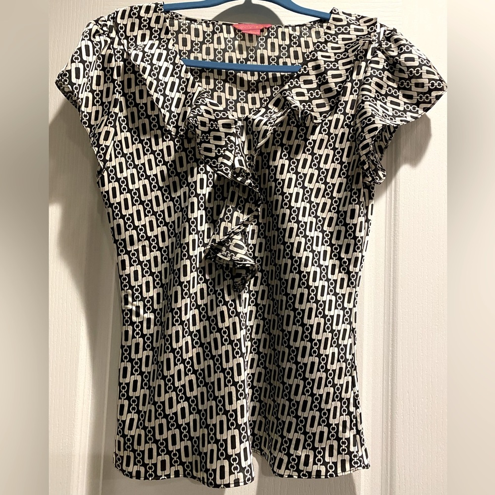 SUNNY LEIGH M TANK RUFFLE NECK (A-47)